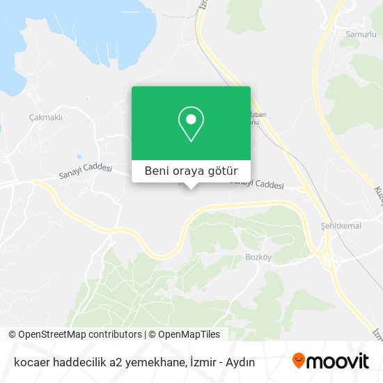 kocaer haddecilik a2 yemekhane harita