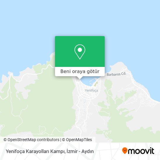 Yenifoça Karayolları Kampı harita