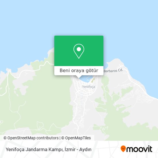 Yenifoça Jandarma Kampı harita