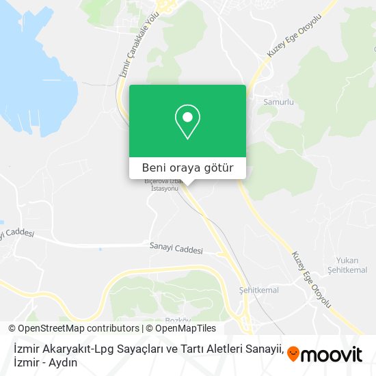 İzmir Akaryakıt-Lpg Sayaçları ve Tartı Aletleri Sanayii harita