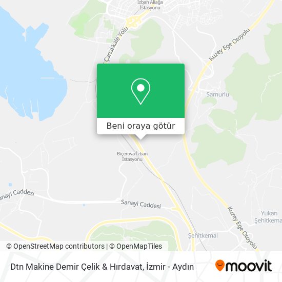 Dtn Makine Demir Çelik & Hırdavat harita