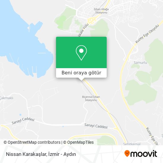 Nissan Karakaşlar harita