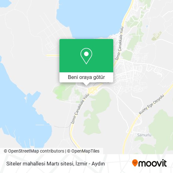 Siteler mahallesi Martı sitesi harita