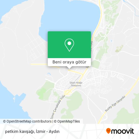petkim kavşağı harita