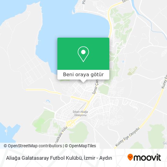 Aliağa Galatasaray Futbol Kulübü harita