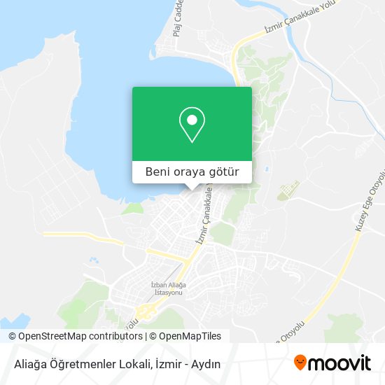 Aliağa Öğretmenler Lokali harita