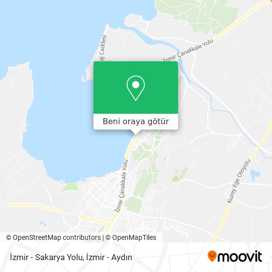 İzmir - Sakarya Yolu harita