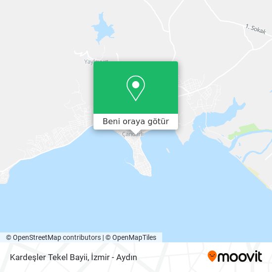 Kardeşler Tekel Bayii harita