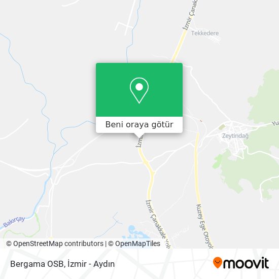 Bergama OSB harita