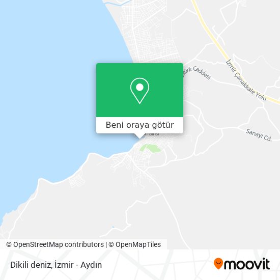 Dikili  deniz harita