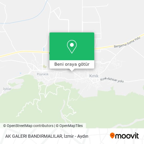 AK GALERI BANDIRMALILAR harita