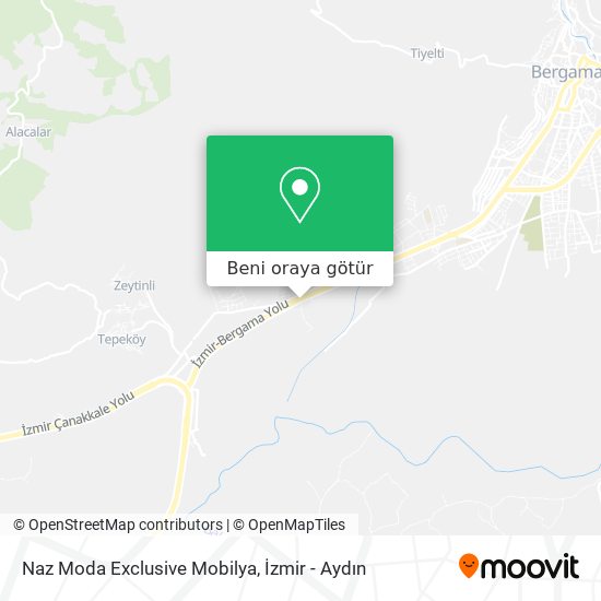 Naz Moda Exclusive Mobilya harita