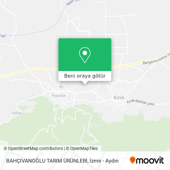 BAHÇIVANOĞLU TARIM ÜRÜNLERİ harita