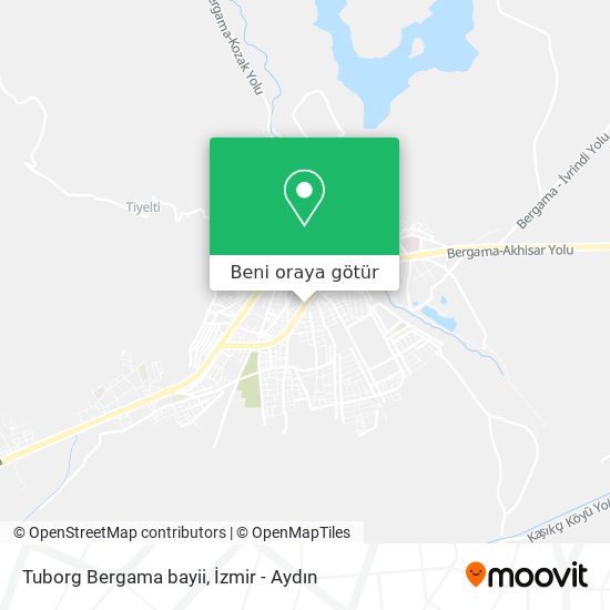 Tuborg Bergama bayii harita