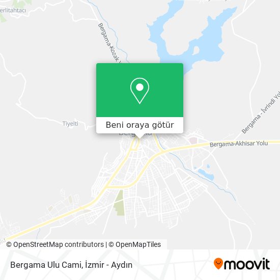 Bergama Ulu Cami harita