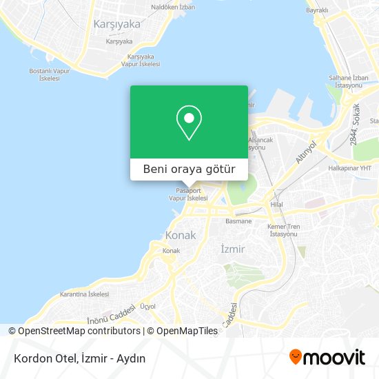 Kordon Otel harita