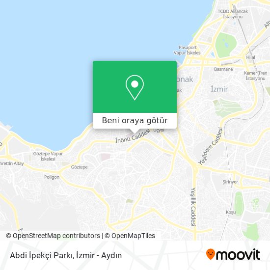 Abdi İpekçi Parkı harita