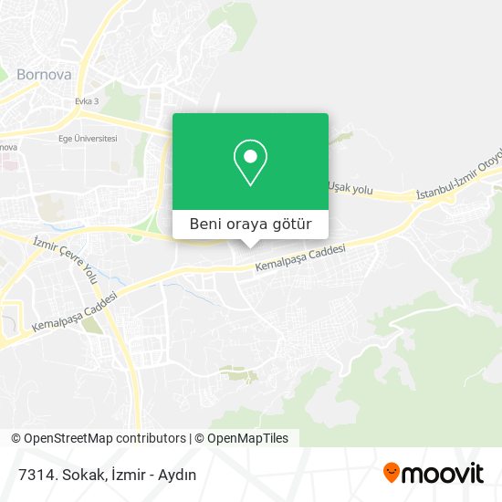 7314. Sokak harita
