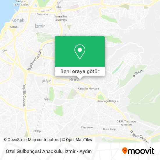 Özel Gülbahçesi Anaokulu harita