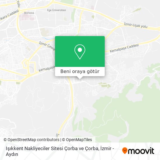Işıkkent Nakliyeciler Sitesi Çorba ve Çorba harita
