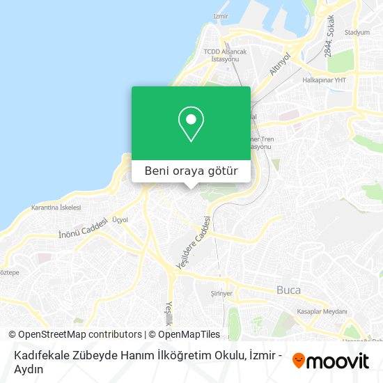 Kadıfekale Zübeyde Hanım İlköğretim Okulu harita