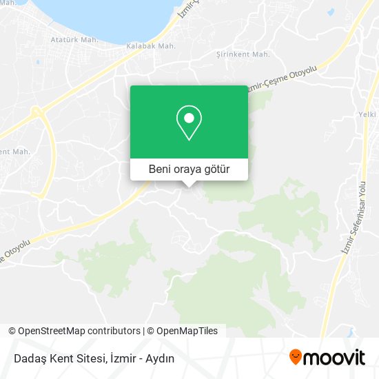 Dadaş Kent Sitesi harita