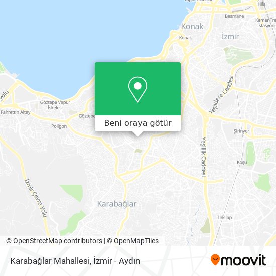 Karabağlar Mahallesi harita