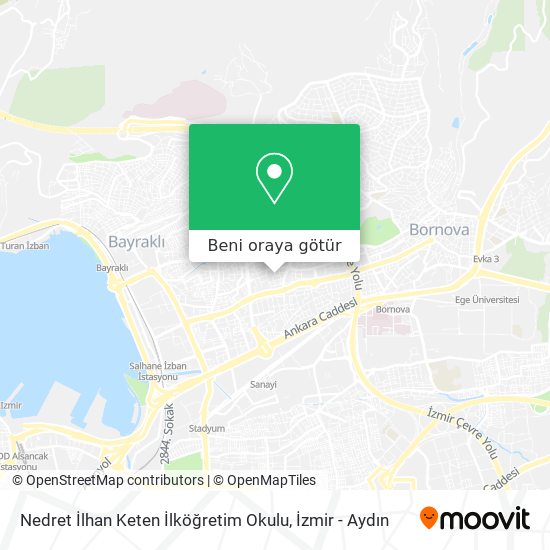 Nedret İlhan Keten İlköğretim Okulu harita