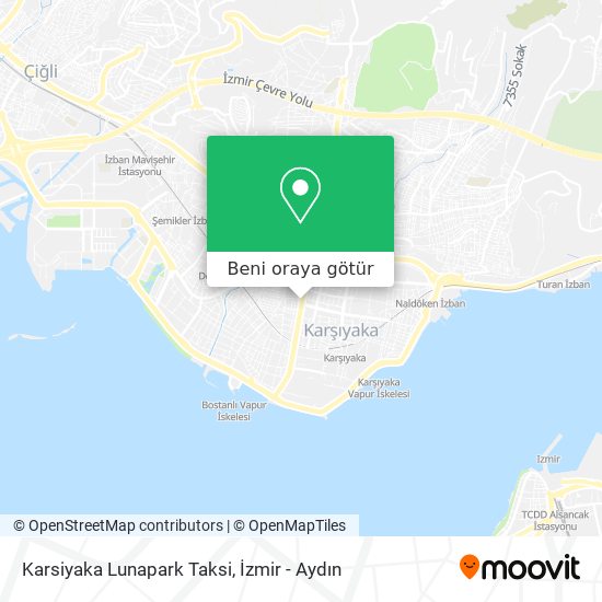 Karsiyaka Lunapark Taksi harita