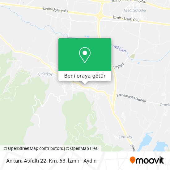 Ankara Asfaltı 22. Km. 63 harita