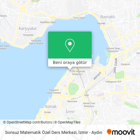 Sonsuz Matematik Özel Ders Merkezi harita