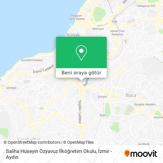 Saliha Hüseyin Özyavuz İlköğretim Okulu harita