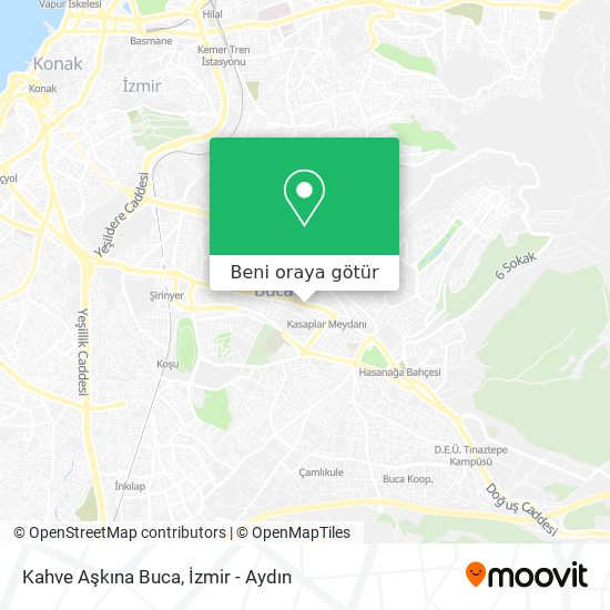 Kahve Aşkına Buca harita