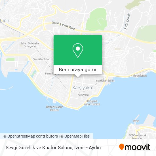 Sevgi Güzellik ve Kuaför Salonu harita
