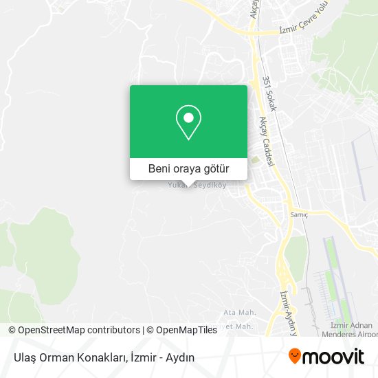 Ulaş Orman Konakları harita