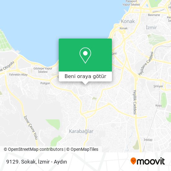 9129. Sokak harita