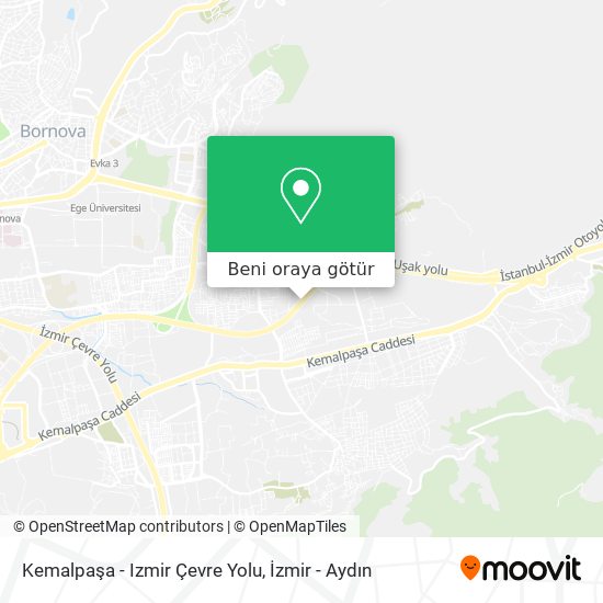 Kemalpaşa - Izmir Çevre Yolu harita