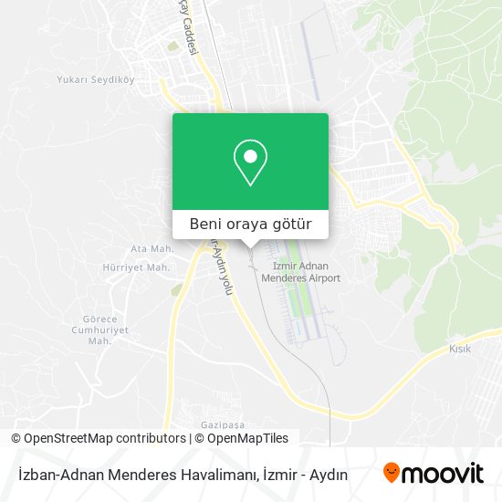 İzban-Adnan Menderes Havalimanı harita