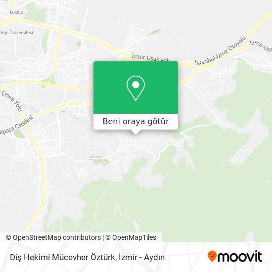 Diş Hekimi Mücevher Öztürk harita