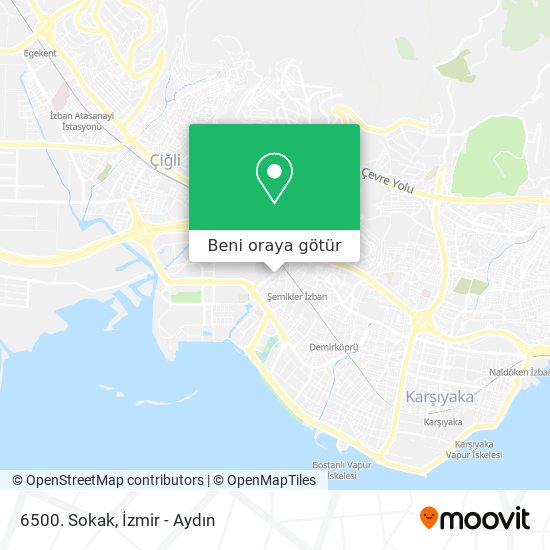 6500. Sokak harita