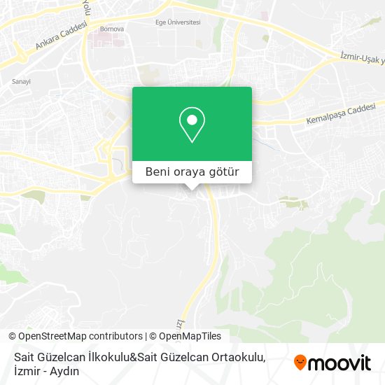 Sait Güzelcan İlkokulu&Sait Güzelcan Ortaokulu harita