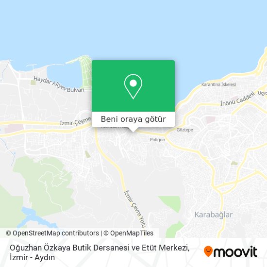 Oğuzhan Özkaya Butik Dersanesi ve Etüt Merkezi harita