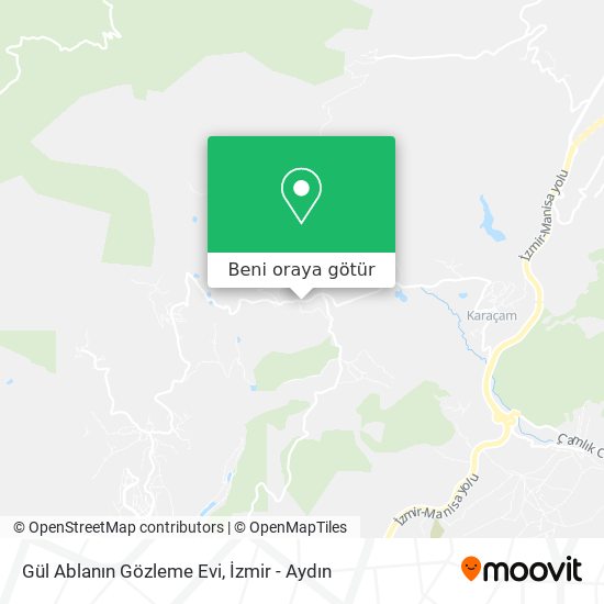Gül Ablanın Gözleme Evi harita