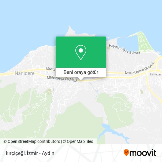 kırçiçeği harita
