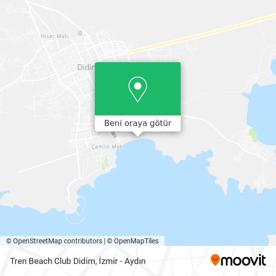 Tren Beach Club Didim harita