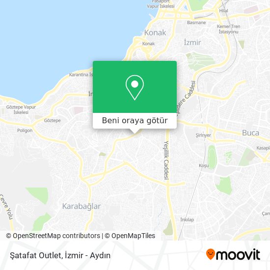 Şatafat Outlet harita