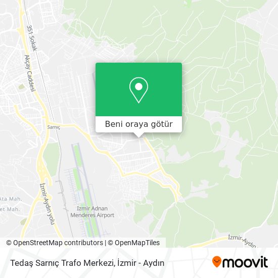 Tedaş Sarnıç Trafo Merkezi harita