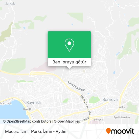 Macera İzmir Parkı harita