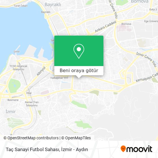 Taç Sanayi Futbol Sahası harita