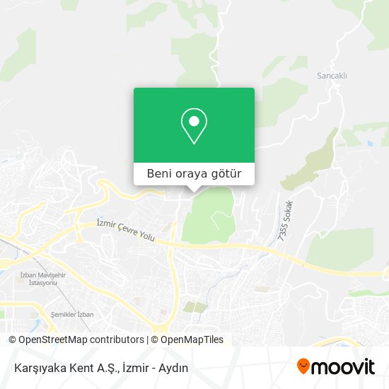 Karşıyaka Kent A.Ş. harita